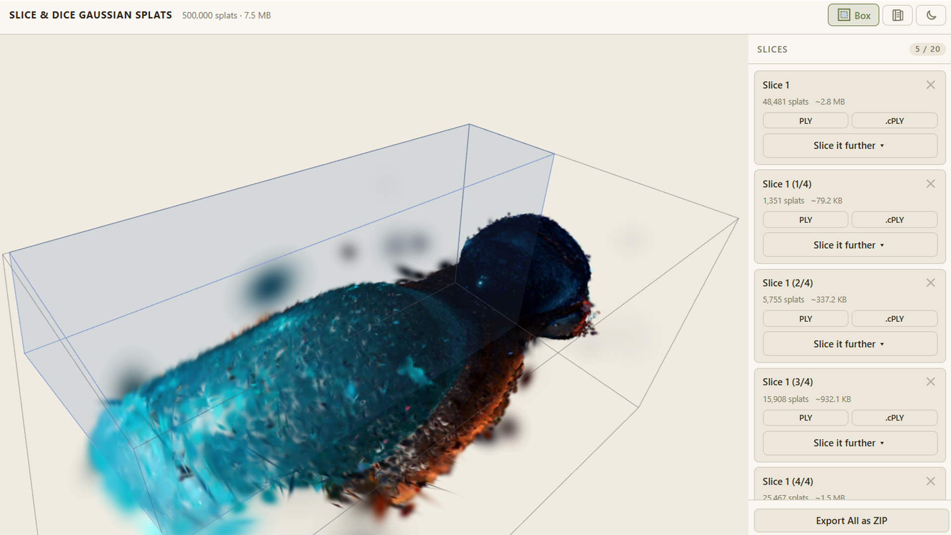 The World's First Slice & Dice Tool for Gaussian Splats: Edit, Create ...
